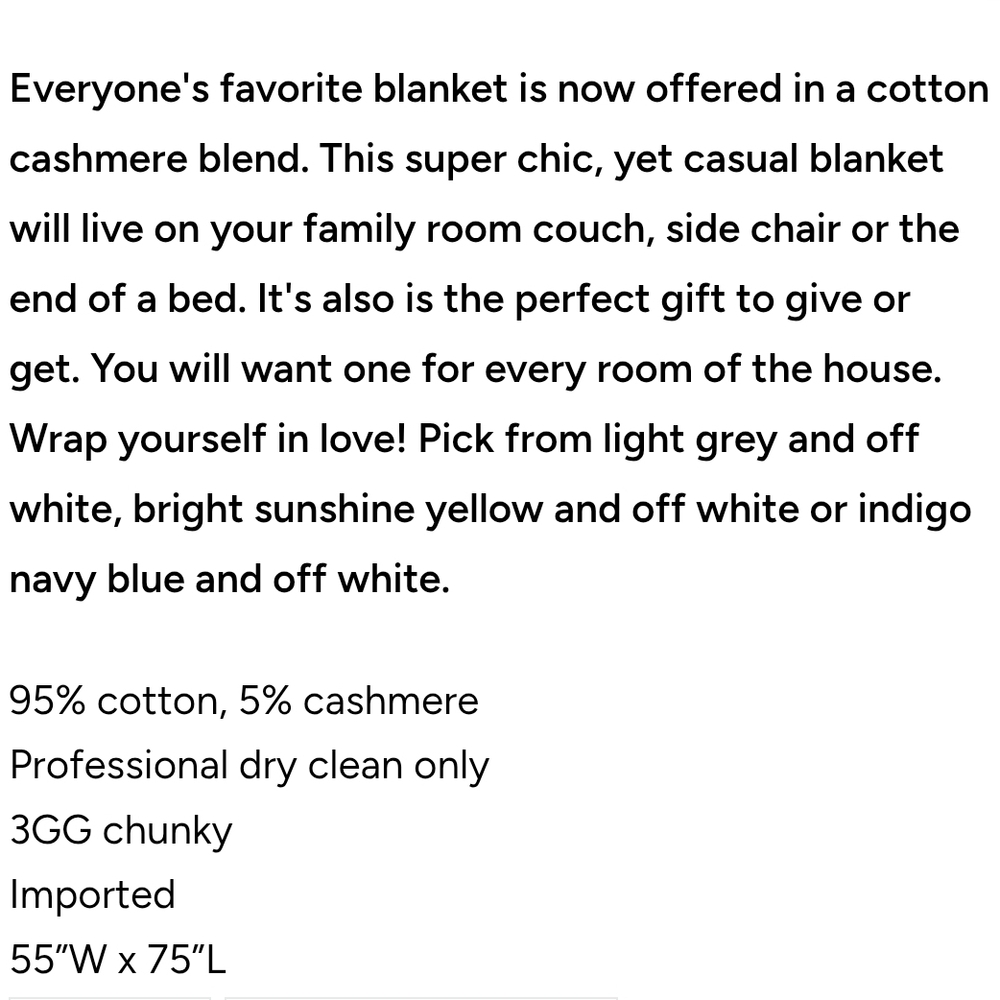 Kerri Rosenthal Imperfect Hearts Navy Heart Pattern Throw Blanket.... - Picture 6 of 9